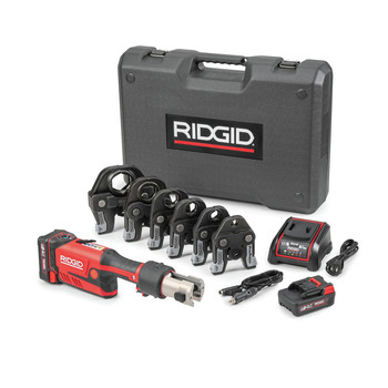 Ridgid 67178 RP 351 Cordless Press Tool Kit with Battery and 1/2 in. - 2 in. ProPress Jaws
