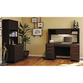 Bush 2960MCA1-03 Enterprise Collection 60 in. x 28.63 in. x 29.75 in. Double Pedestal Desk - Mocha Cherry image number 4