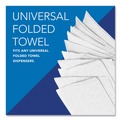 Cleaning & Janitorial Supplies | Scott 01807 Essential 9.2 in. x 9.4 in. 100% Recycled Fiber Multi-Fold Paper Towels - White (250-Piece/Pack, 16 Packs/Carton) image number 2
