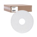New Arrivals | Boardwalk BWK4012WHI 5-Piece 12 in. dia. Polishing Floor Pads - White (5/Carton) image number 1