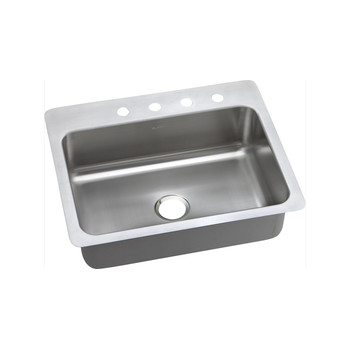 Elkay DSESR127223 Dayton Elite Universal Mount 27 in. x 22 in. Single Basin Kitchen Sink (Steel)