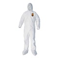 New Arrivals | KleenGuard KCC 44335 A40 Elastic-Cuff, Ankle, Hood And Boot Coveralls, White, 2x-Large, 25/carton image number 0