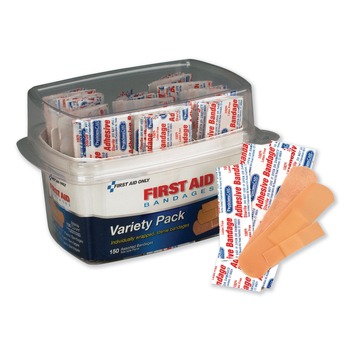 PhysiciansCare by First Aid Only 90095 Assorted First Aid Bandages (150-Pieces/Kit)