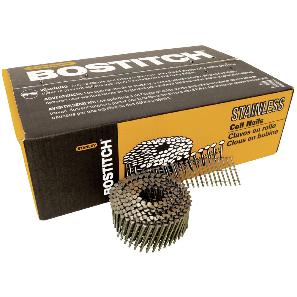 Bostitch C5R90BDSS 134 in. 15 Degree Stainless Steel Coil Siding