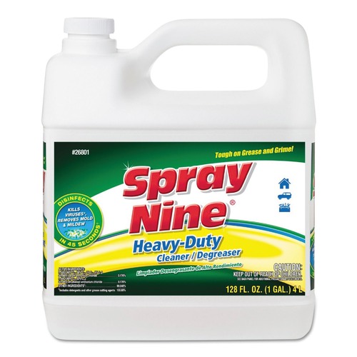 New Arrivals | Spray Nine 26801 Heavy Duty Cleaner/degreaser/disinfectant, Citrus Scent, 1 Gal Bottle image number 0