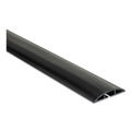 Innovera IVR39665 2.5 in. x 0.5 in. Channel, 72 in. Long, Floor Sleeve Cable Management - Black image number 1