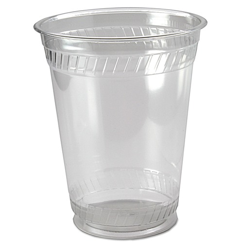 Fabri-Kal 9502055 Kal-Clear 16 - 18 oz. PET Cold Cups - Clear (50-Piece/Sleeve, 20 Sleeves/Carton) image number 0