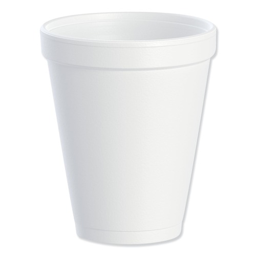 New Arrivals | Dart 10J10 10oz Foam Drink Cups - White (25/bag, 40 Bags/carton) image number 0