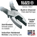 Klein Tools D213-9NETP 9 in. Lineman's Fish Tape Pulling Pliers image number 1