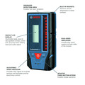 Email Exclusive | Bosch LR10 9V 800 ft. Cordless Rotary Laser Receiver image number 7