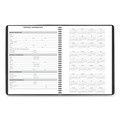  | AT-A-GLANCE 7095705 11 in. x 8.25 in. 2021-22 Weekly Appointment Academic Book - Black image number 1