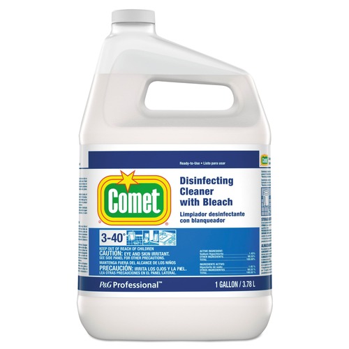 Cleaning and Janitorial Accessories | Comet 24651EA 1-Gallon Disinfecting Cleaner with Bleach image number 0