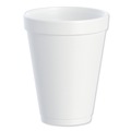 Just Launched | Dart 12J12 12oz Foam Drink Cups - White (25/Bag, 40 Bags/Carton) image number 0