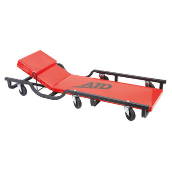 ATD 81042 40 in. Drop Arm Steel Creeper with Adjustable Head Rest