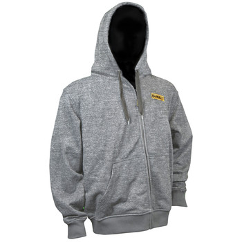 PRODUCTS | Dewalt DCHJ080B-L 20V MAX Li-Ion Heathered Gray Heated Hoodie (Jacket Only) - Large