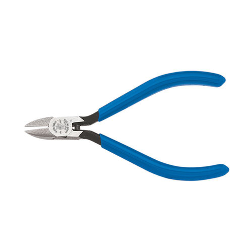 Klein Tools D257-4 4 in. Tapered Nose Diagonal Cutting Electronics Pliers image number 0