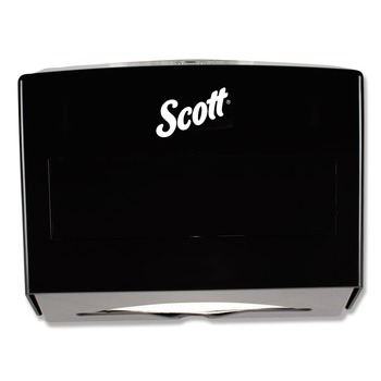 PRODUCTS | Scott 09215 Scottfold 10.75 in. x 4.75 in. x 9 in. Folded Towel Dispenser - Black (1/Carton)