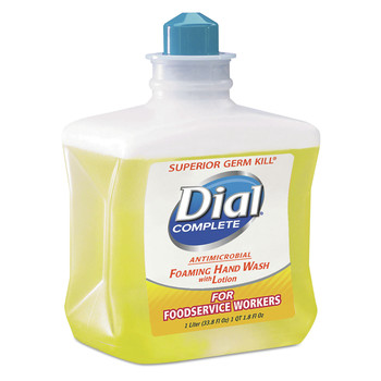 Dial Professional 00034 1 L Antimicrobial Foaming Hand Soap - Citrus (4-Piece)
