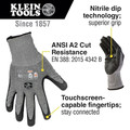 Work Gloves | Klein Tools 60197 Cut Level 2 Touchscreen Work Gloves - X-Large (2-Pair) image number 1