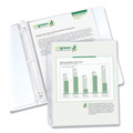 C-Line 62617 2 in. Sheet Capacity 8.5 in. x 11 in. Polypropylene Sheet Protectors - Clear (100/Box) image number 2