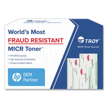 TROY 02-81550-500 Fraud Resistant, Alternative for HP CF280A, 80A MICR Toner - Black