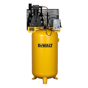 Dewalt DXCMV5018055 5 HP 80 Gallon Oil-Lube Stationary Air Compressor with Baldor Motor