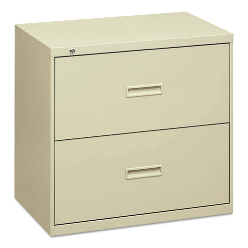 HON H482.L.L 400 Series 36 in. x 18 in. x 28 in. 2 File Drawers, Lateral File - Putty image number 0