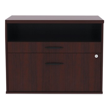 Alera ALELS583020MY Open Office Series Low 29.5 in. x 19.13 in. x 22.88 in. File Cabient Credenza - Mahogany