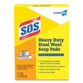 Cleaning and Janitorial Accessories | S.O.S. 88320 Steel Wool Soap Pads (15-Piece/Box 12-Box/Carton) image number 1