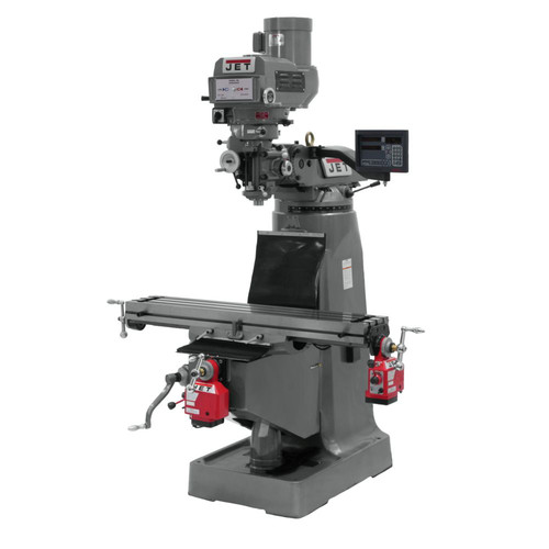 Milling Machines | JET JTM-4VS Mill with 3-axis NEWALL DP700 DRO Quill X and Y Powerfeed image number 0