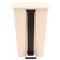 Rubbermaid Commercial FG614500BEIG Legacy 18 Gallon Step-On Container - Beige image number 2