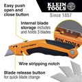 Knives | Klein Tools 44133 Klein-Kurve Heavy Duty Retractable Utility Knife with Wire Stripper image number 1