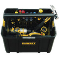 Cases and Bags | Dewalt DWST17809 12-1/2 in. x 17-1/4 in. x 10-3/4 in. TSTACK Open Tote - Black image number 1