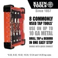 Bits and Bit Sets | Klein Tools 32217 8-Piece Drill Tap Tool Kit image number 1