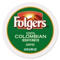 Coffee Machines | Folgers 0570 100% Colombian Decaf Coffee K-Cups (24/Box) image number 0
