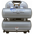 California Air Tools 4620AC 2 HP 4.6 Gallon Ultra Quiet and Oil-Free Aluminum Tank Twin Stack Air Compressor image number 1