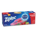 Food Service | Ziploc 314470BX 1 Gallon 1.75 mil 10.56 in. x 10.75 in. Double Zipper Storage Bags - Clear (38/Box) image number 0