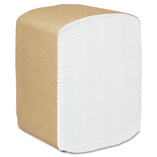Paper Towels and Napkins | Scott 98740 1-Ply 13 in. x 12 in. Full-Fold Dispenser Napkins - White (16 Packs/Carton, 375/Pack) image number 0