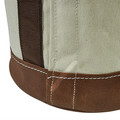 Cases and Bags | Klein Tools 5104S Leather-Bottom Canvas Bucket with Swivel Snap image number 3