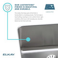 Elkay ELUH1511 Asana Undermount 18 in. x 14 in. Single Bowl Bathroom Sink (Stainless Steel) image number 5