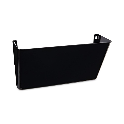Filing Racks | Universal UNV08122 Plastic Add-On Pocket Wall File - Black image number 0