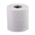 Cleaning & Janitorial Supplies | Boardwalk B6150 156.25 ft. 2-Ply Septic Safe Toilet Tissue - White (500 Sheets/Roll, 96 Rolls/Carton) image number 1