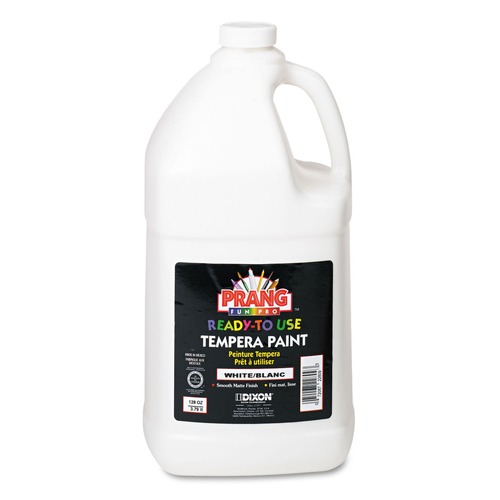 $99 and Under Sale | Prang 22809 1 gal. Bottle Ready-to-Use Tempera Paint - White image number 0