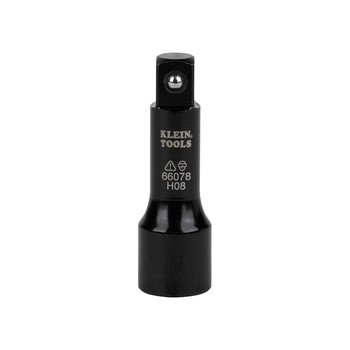 Klein Tools 66078 1/2 in. to 1/2 in. Flip Impact Socket Adapter - Large