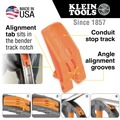 Wire & Conduit Tools | Klein Tools 51606 1/2 in. EMT Aluminum Conduit Bender with Angle Setter image number 2