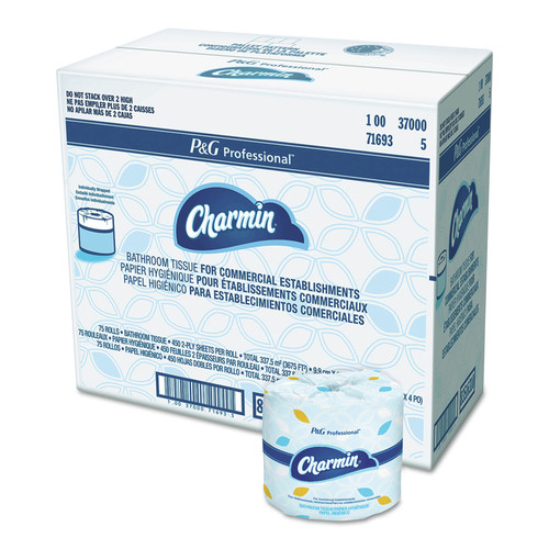 Charmin 71693 Individually Wrapped Commercial Bathroom Tissue (450 Sheets/Roll 75 Rolls/Carton) image number 0