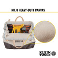 Cases and Bags | Klein Tools 5102-14 14 in. Canvas Tool Bag image number 7