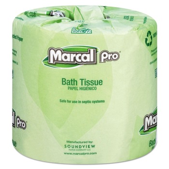 Marcal PRO 3001 100% Recycled Septic Safe 2-Ply Bathroom Tissue - White (240 Sheets/Roll, 48 Rolls/Carton)