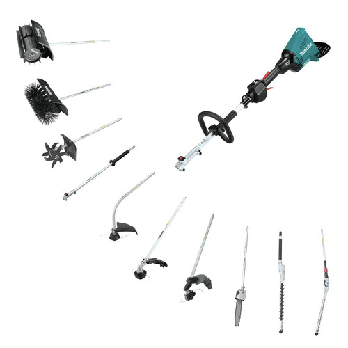 Makita Xux01zm5 18v X2 Lxt Lithium Ion Brushless Cordless Couple Shaft Power Head With String Trimmer Attachment Tool Only Tyler Tool