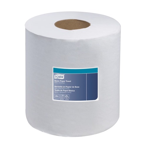 Paper Towels and Napkins | Tork 120133 Advanced 1-Ply 8.25 in. x 11.8 in. Centerfeed Hand Towels - White (6 Rolls/Carton, 1000 Sheets/Roll) image number 0